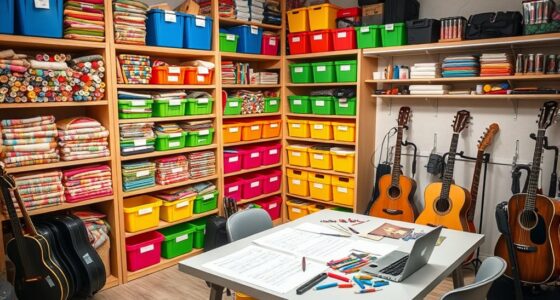 craft and music storage solutions