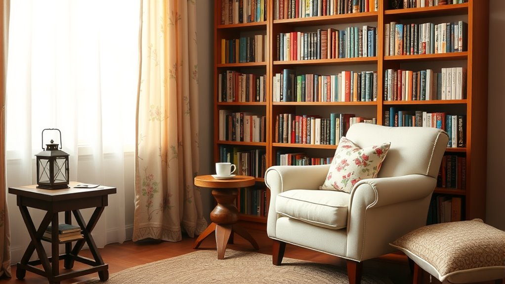 create cozy reading sanctuary