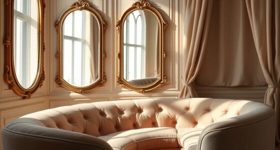 curved arch mirror design