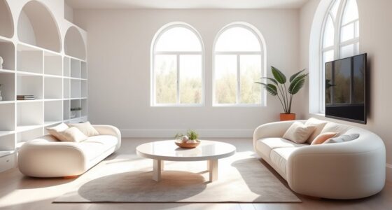 curved edges furniture trend