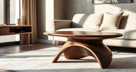 curved organic accent tables