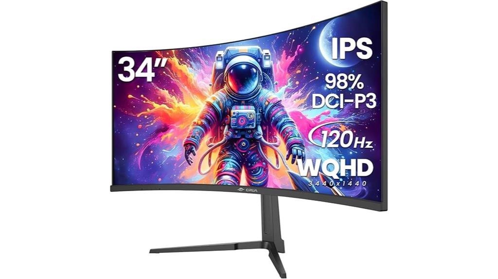 curved wqhd 120hz monitor