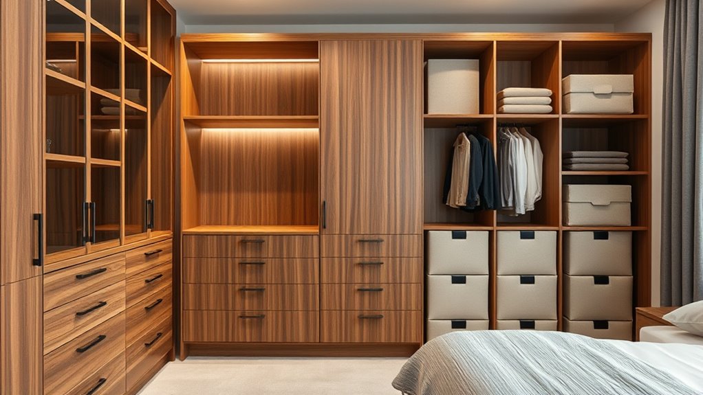 custom or modular closet options