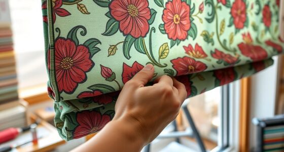 custom patterned roman shades