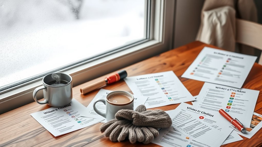 customizable winter safety checklist