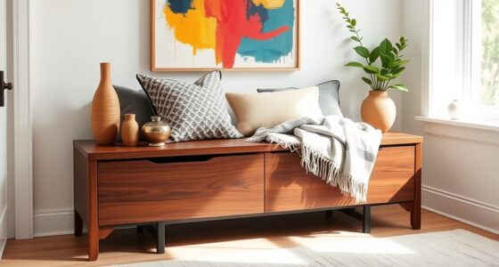 decorative double duty storage