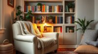 designing a warm reading corner