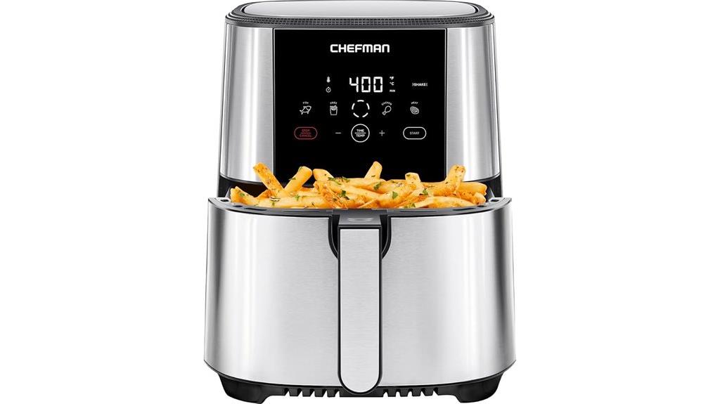 digital 5 quart touch fryer