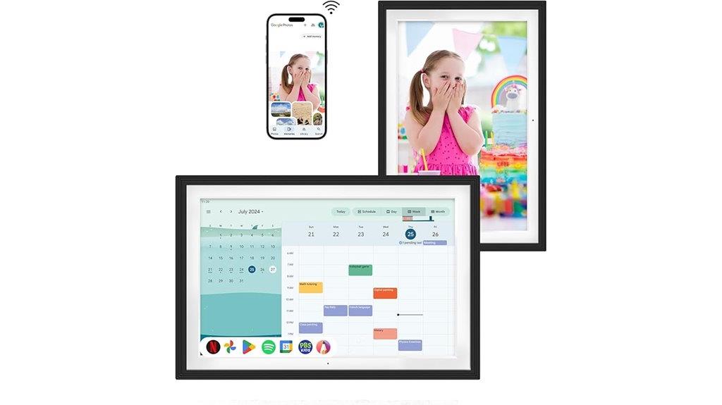 digital family chore calendar