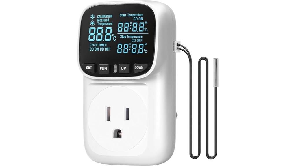 digital thermostat outlet controller