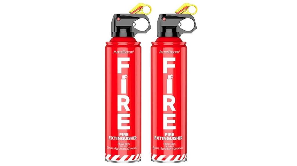 dual portable fire extingers