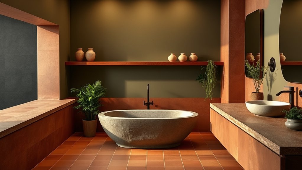 earthy tones natural textures