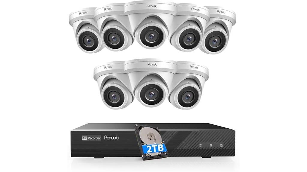 eight camera 5mp security system