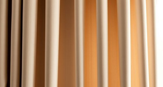 elegant pleated goblet drapery