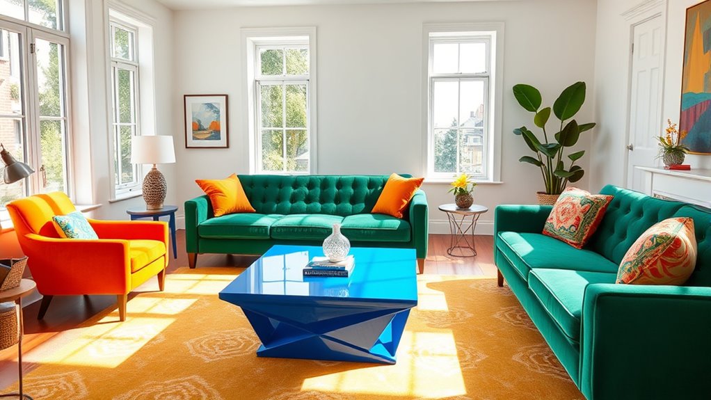 embrace bold colorful accents