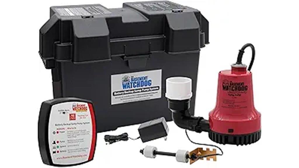 emergency backup sump pump