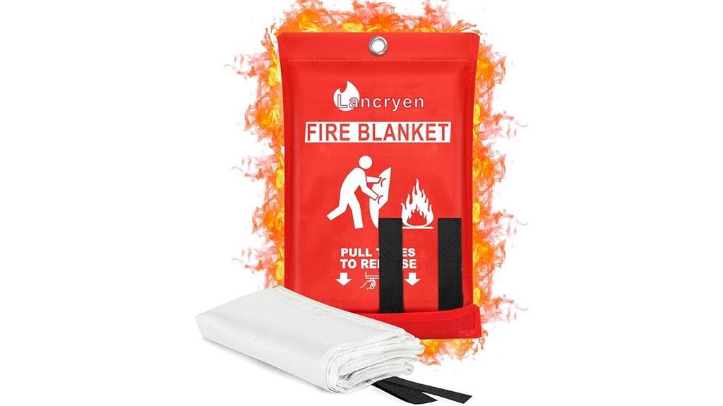 emergency fire safety blanket