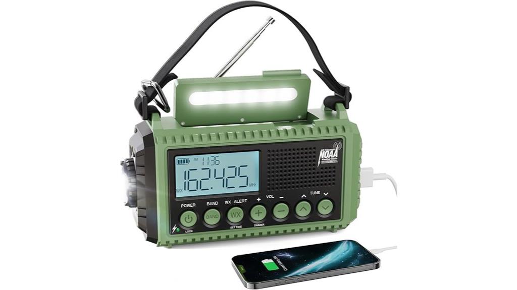 emergency radio with solar