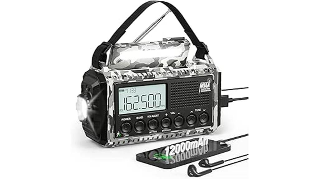 emergency radio with solar