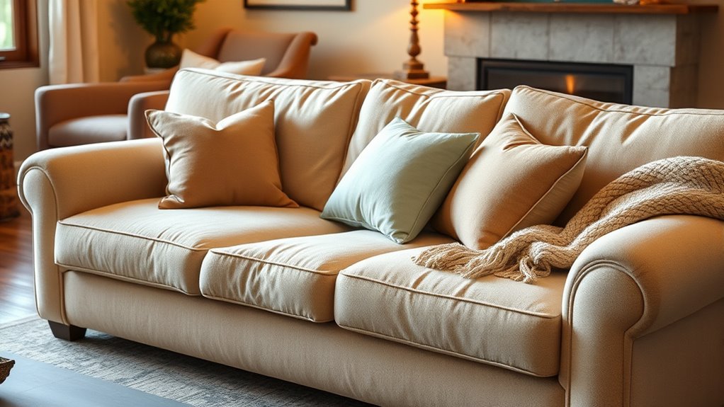 ergonomic durable plush seating