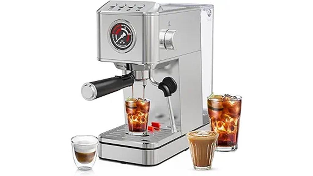 espresso machine with frother