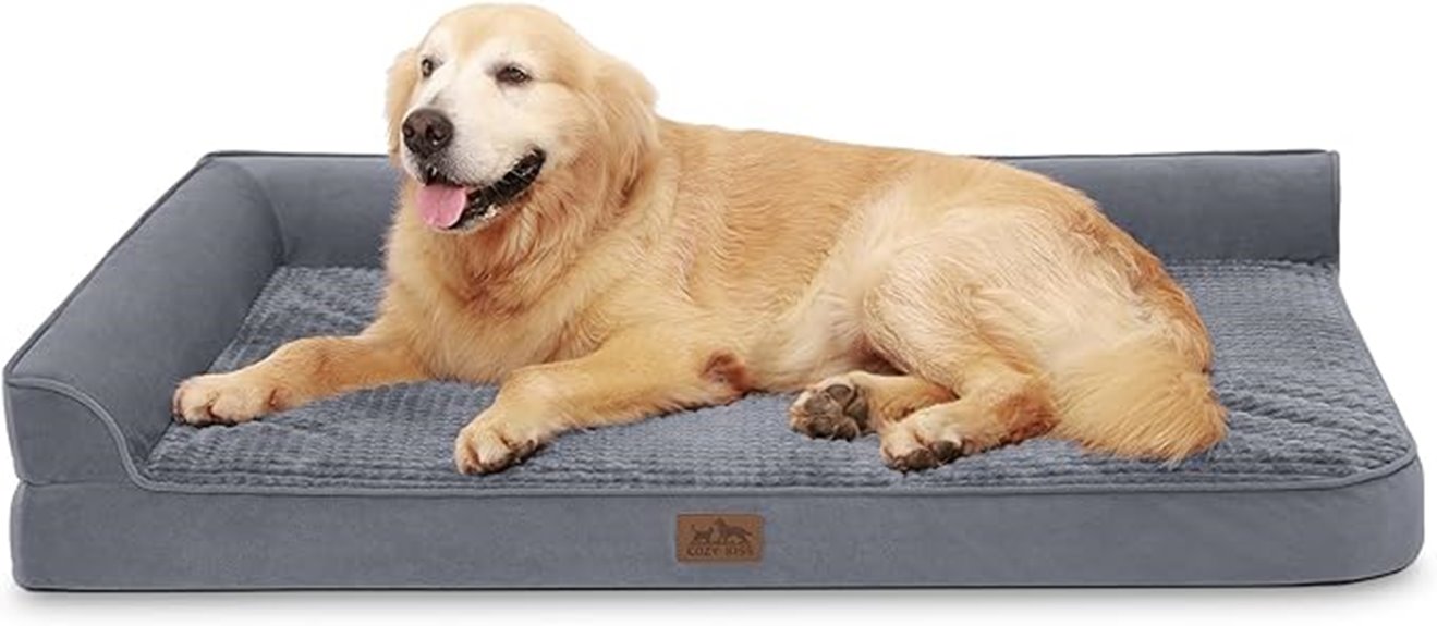 extra large orthopedic dog bed