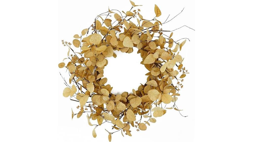 fall eucalyptus door wreath