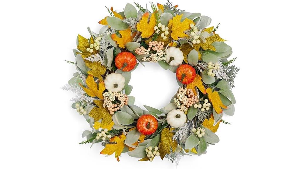 fall front door wreath