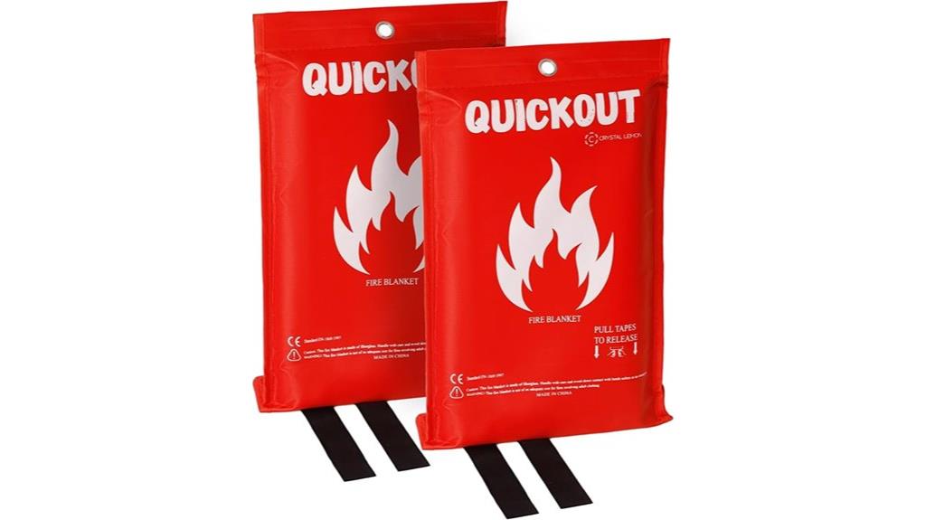 fiberglass fire safety blanket