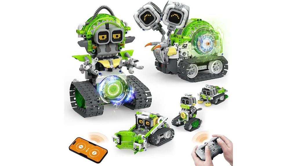five in one coding robot
