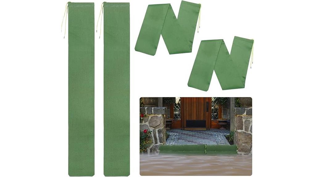 flood sandbags with elastic