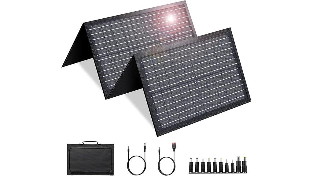 foldable 60w solar panel