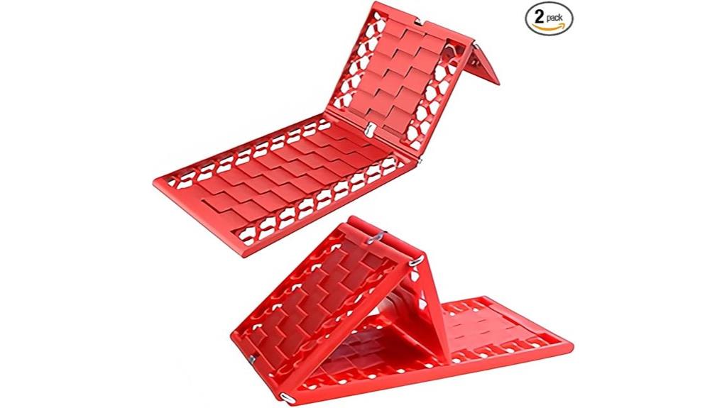 foldable traction mats pack