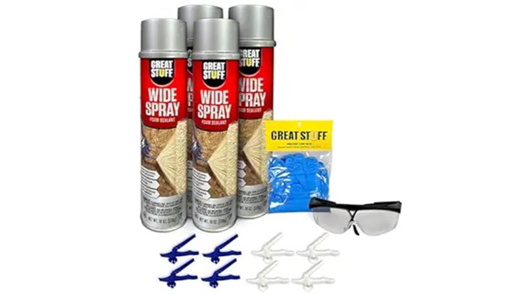 four pack foam spray