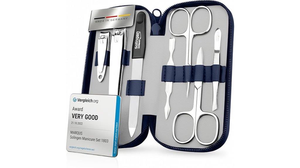 german leather manicure set