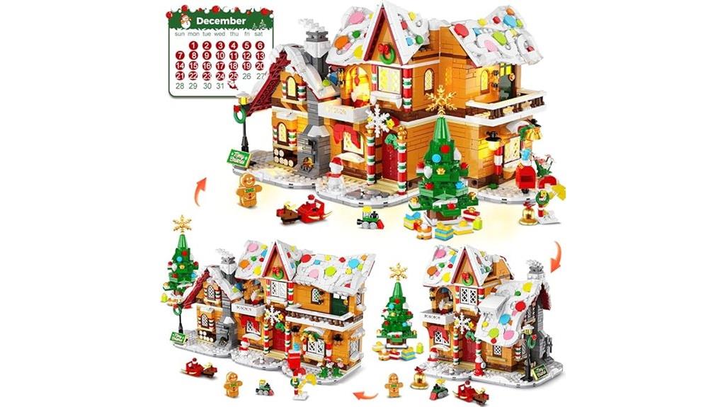 gingerbread house mini set