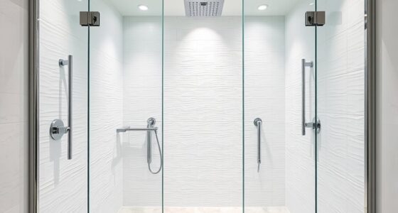 glass enclosure shower installation