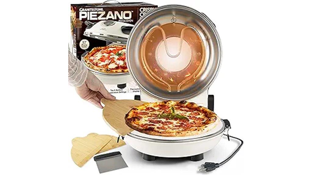 granite stone crispy pizza