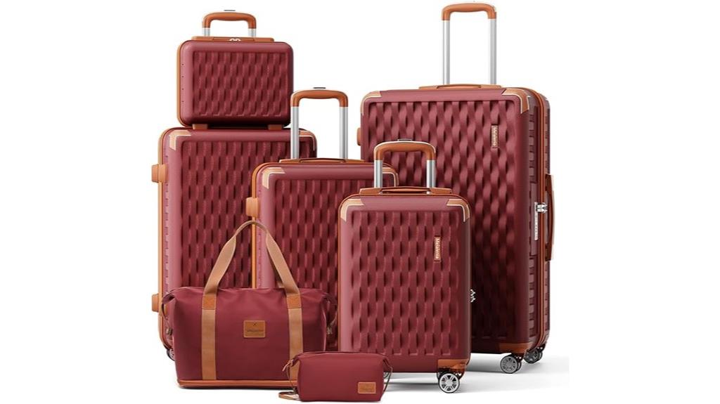hard shell spinner luggage set