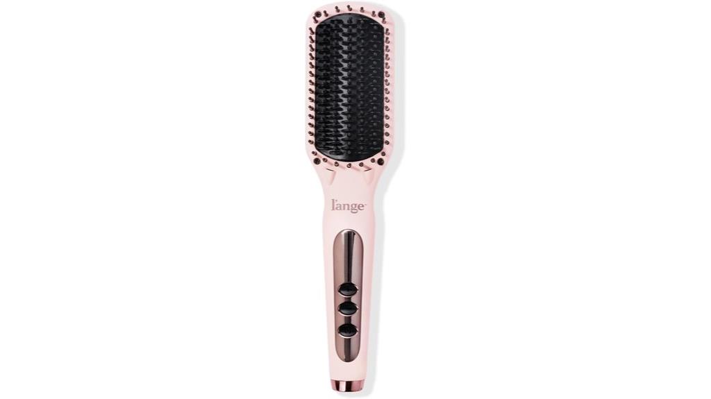 heated anti frizz hairbrush