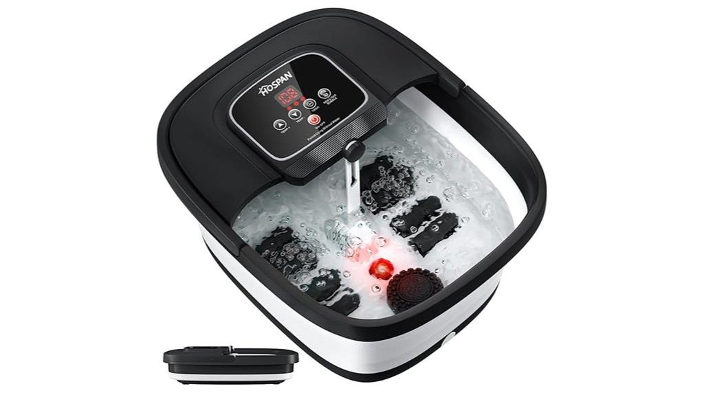 heated bubble foot spa