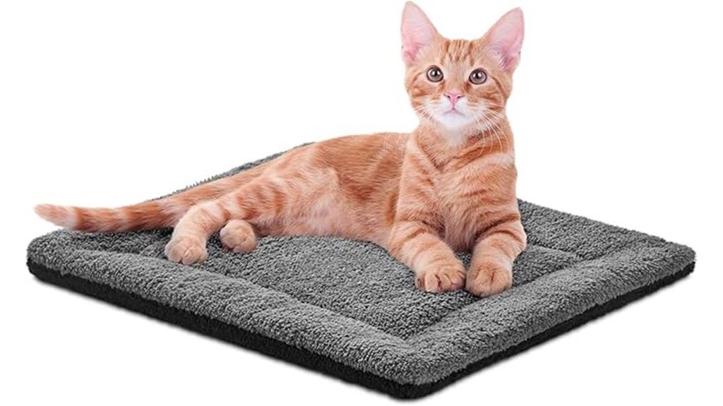 heated cat bed pad