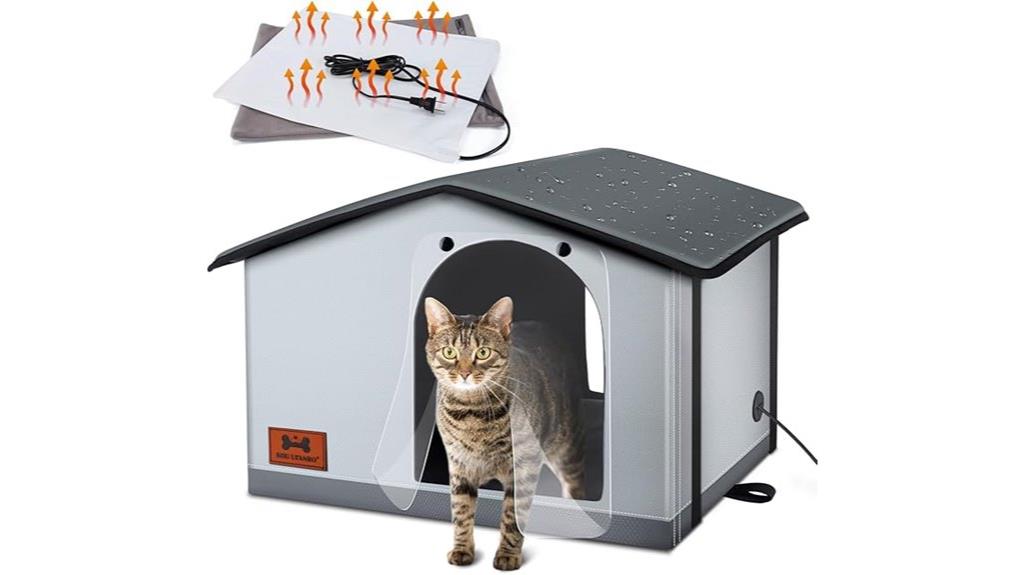 heated insulated cat house