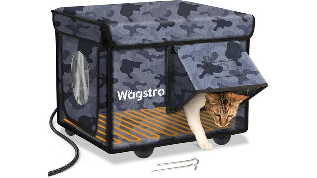 heated outdoor cat shelter