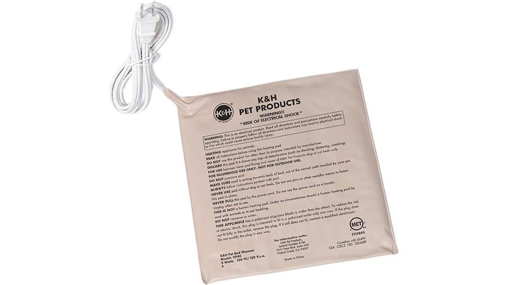 heated pet bed warmer