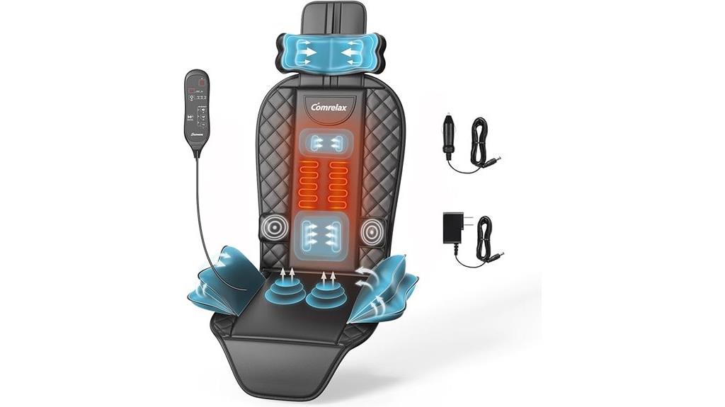 heated traction massage pad