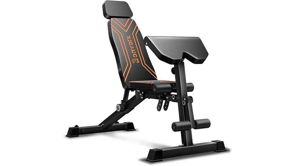 heavy duty adjustable weight bench