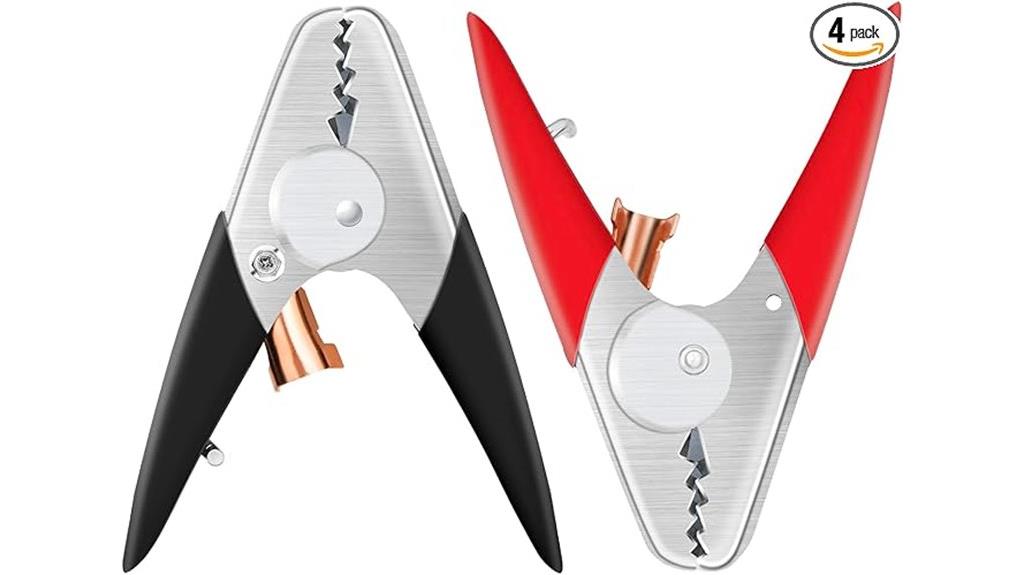 heavy duty jumper cable clamps