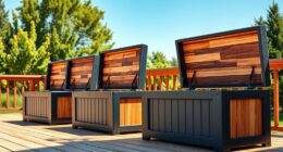 heavy duty outdoor deck storage