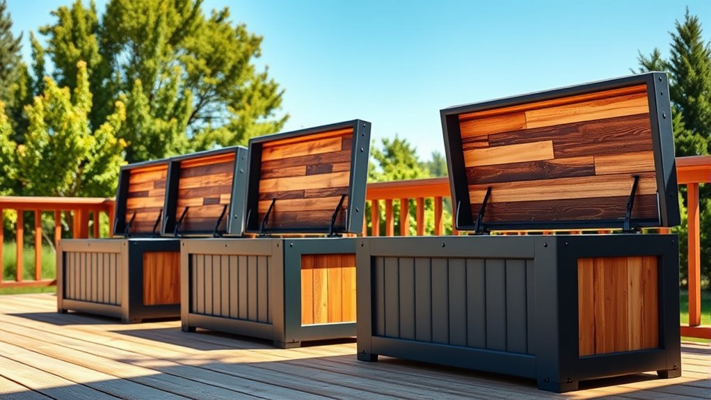 heavy duty outdoor deck storage